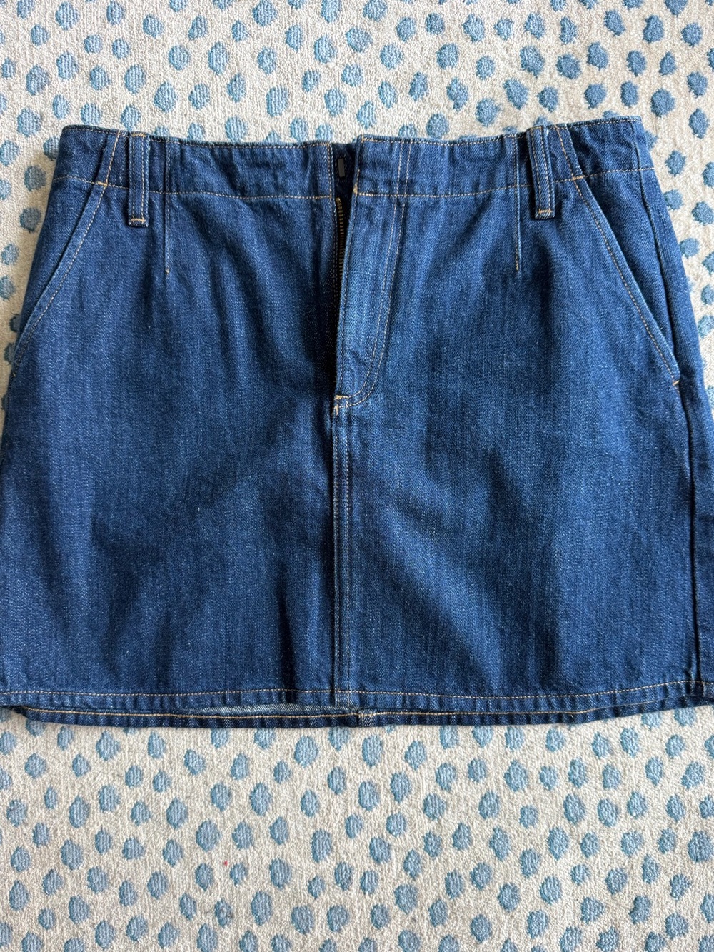 J. Crew Dark Blue Denim Mini Skirt
